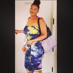 Tye-Dye Sun Dress 💙💚💜🤍